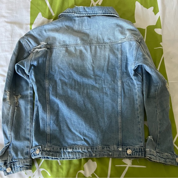 JACK AND JONES Denim Blue Button Down Jean Jacket - Picture 3 of 13